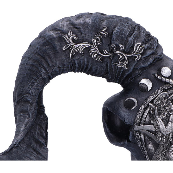 Baphomets Veneration Skull Wall Plaque 53cm 6