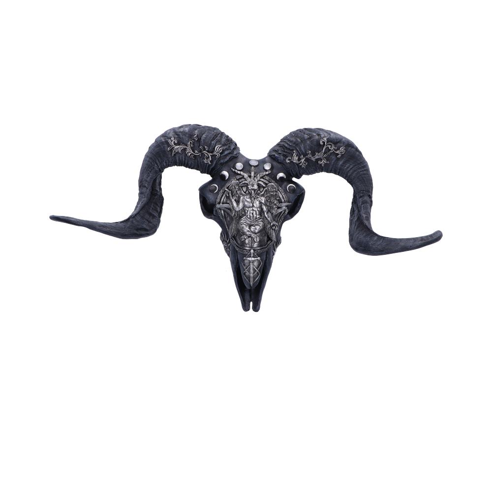 Baphomets Veneration Skull Wall Plaque 53cm 1