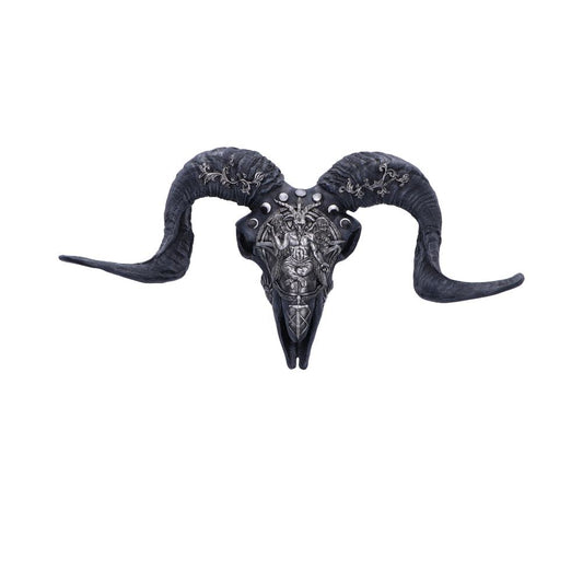 Baphomets Veneration Skull Wall Plaque 53cm 1