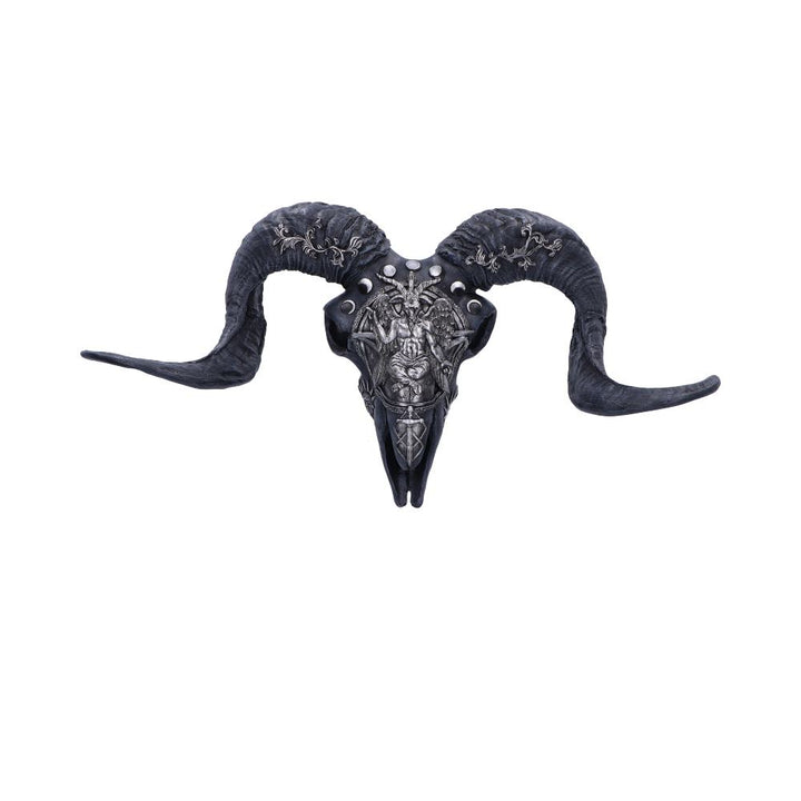 Baphomets Veneration Skull Wall Plaque 53cm 1