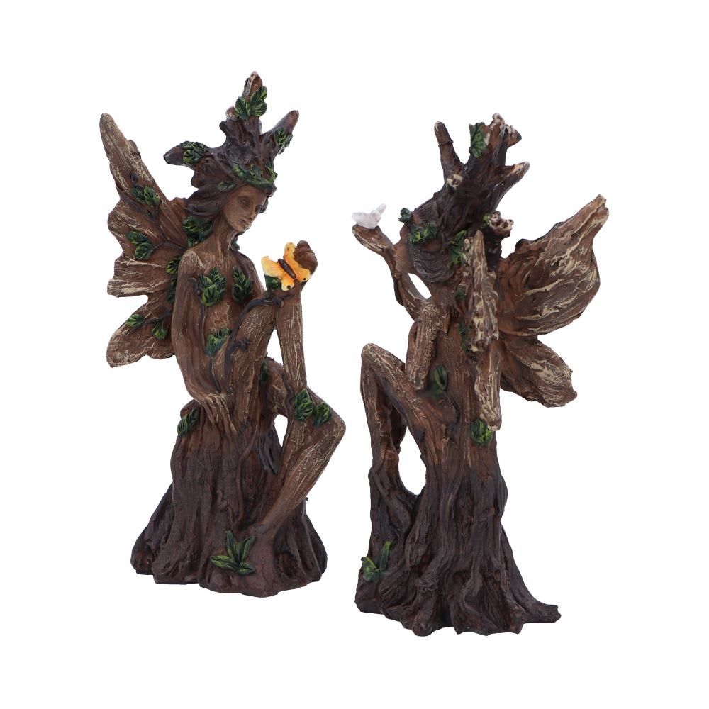 Woodland Beauty Tree Fairy Set of 2 Figurines 15.5cm 2