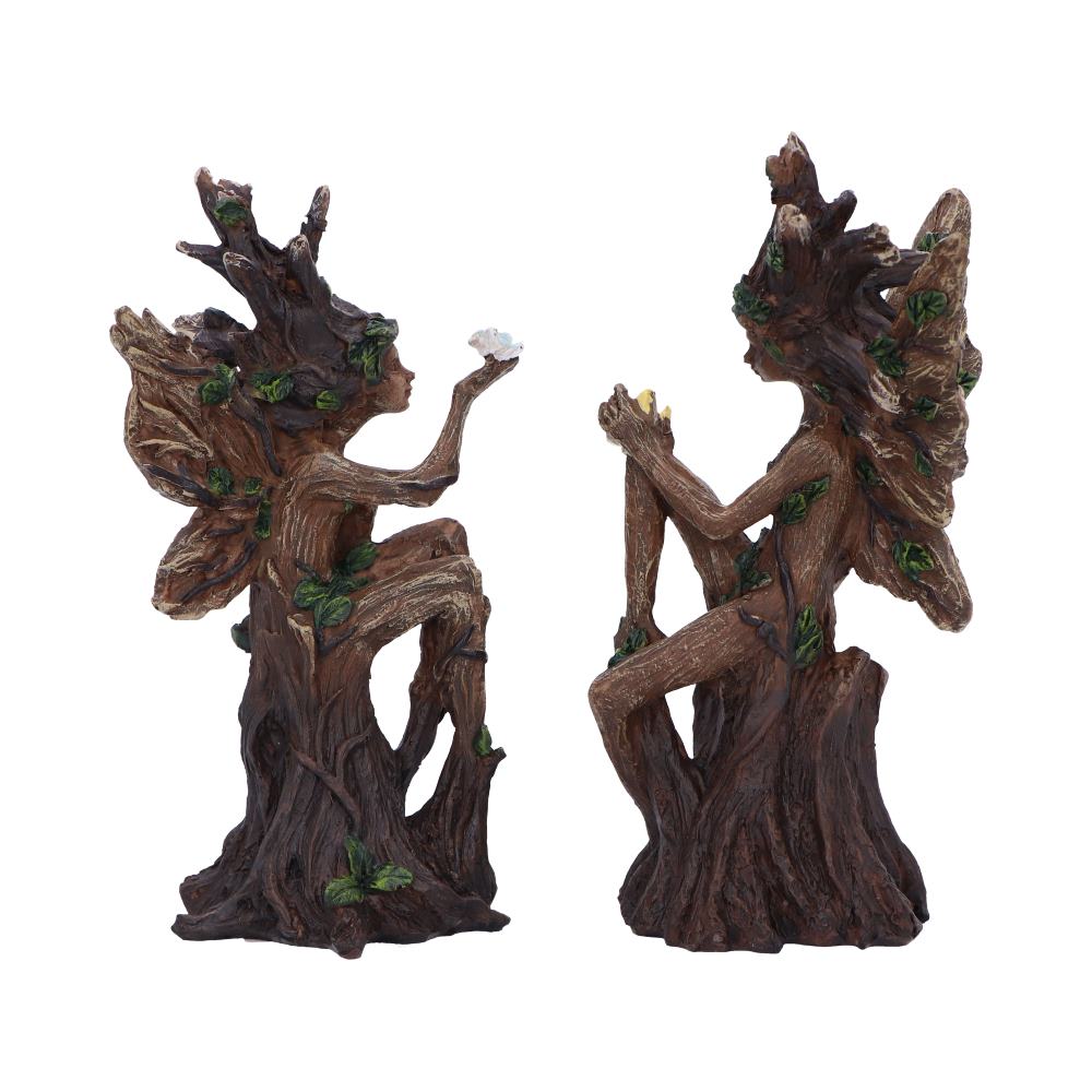 Woodland Beauty Tree Fairy Set of 2 Figurines 15.5cm 3