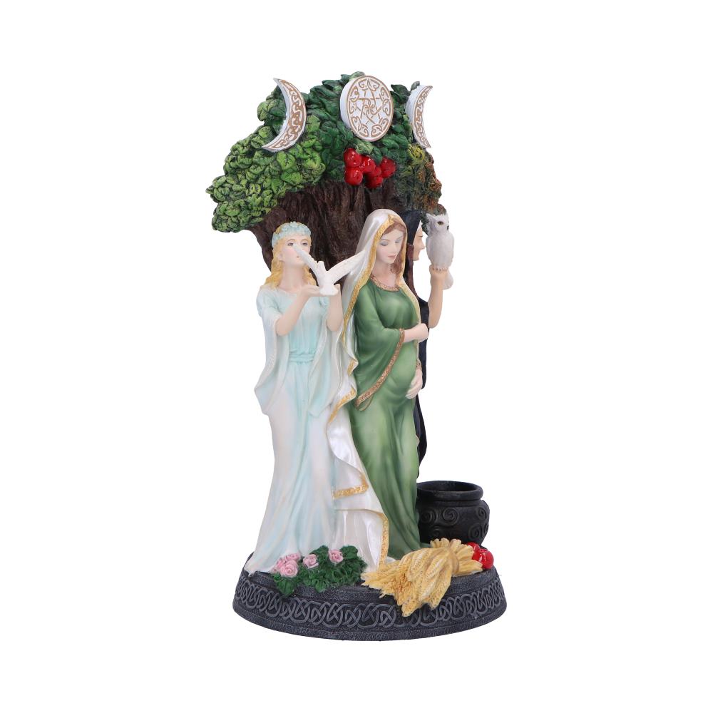 Maiden Mother Crone Painted Figurine 26cm 4