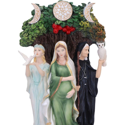 Maiden Mother Crone Painted Figurine 26cm 5