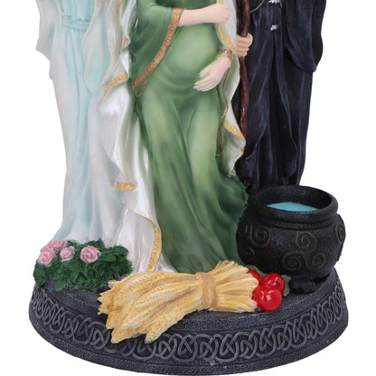 Maiden Mother Crone Painted Figurine 26cm 6