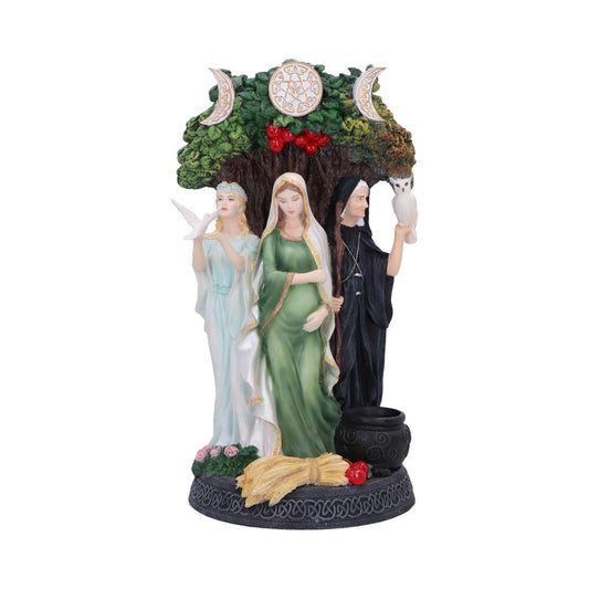 Maiden Mother Crone Painted Figurine 26cm 1