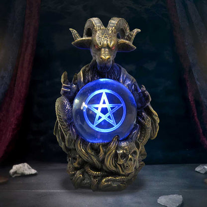 Orbuculum of the Baphomet Illuminating Figurine 16cm 7