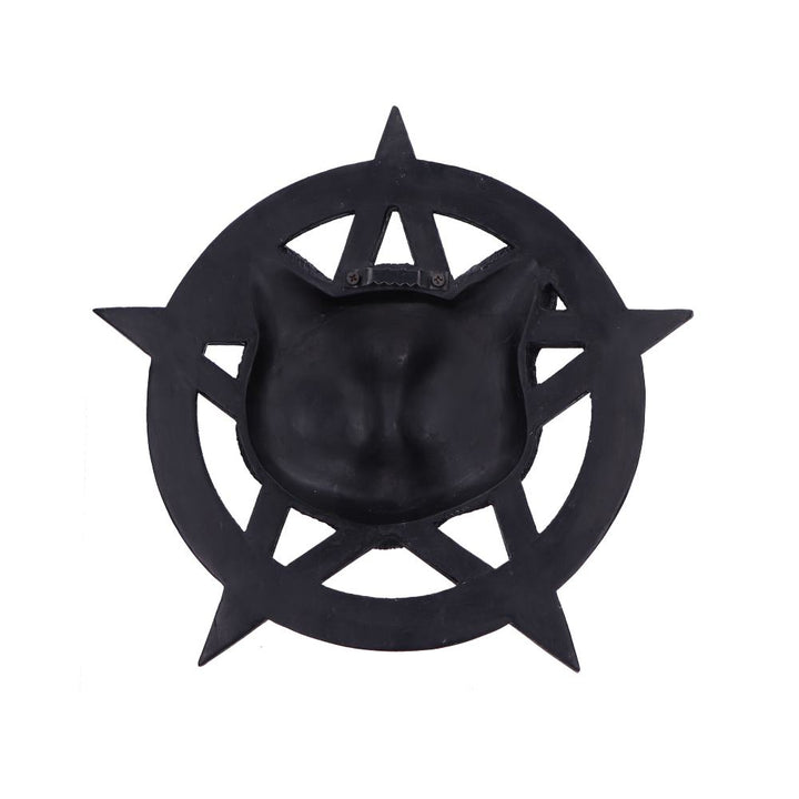 Feline Worship Cat Pentagram Wall Plaque 25.5cm 3