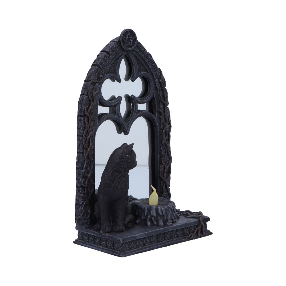 Magic Mirror Cat Figurine 21cm 4