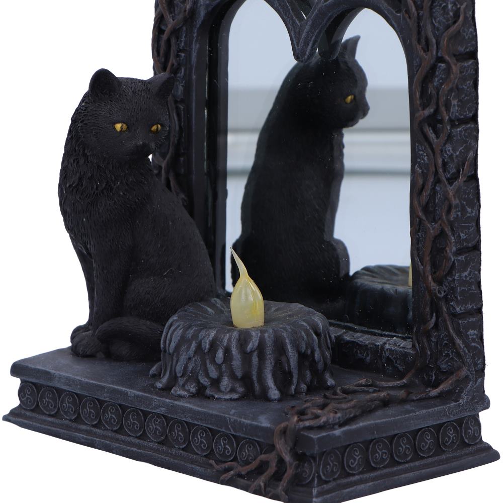 Magic Mirror Cat Figurine 21cm 5