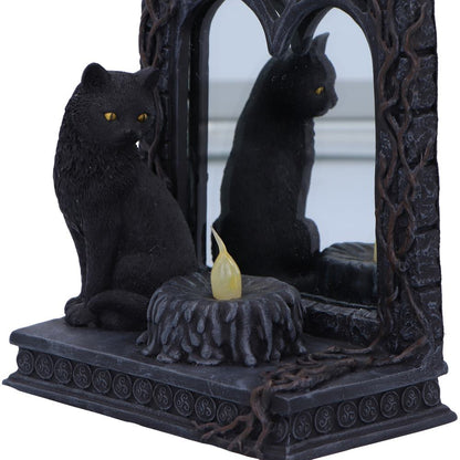 Magic Mirror Cat Figurine 21cm 5