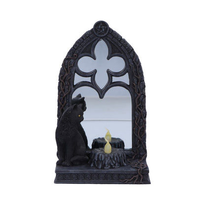Magic Mirror Cat Figurine 21cm 1