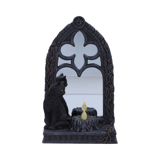 Magic Mirror Cat Figurine 21cm 1