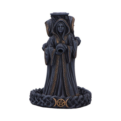 Triple Moon Goddess Backflow Incense Burner 15.5cm 1
