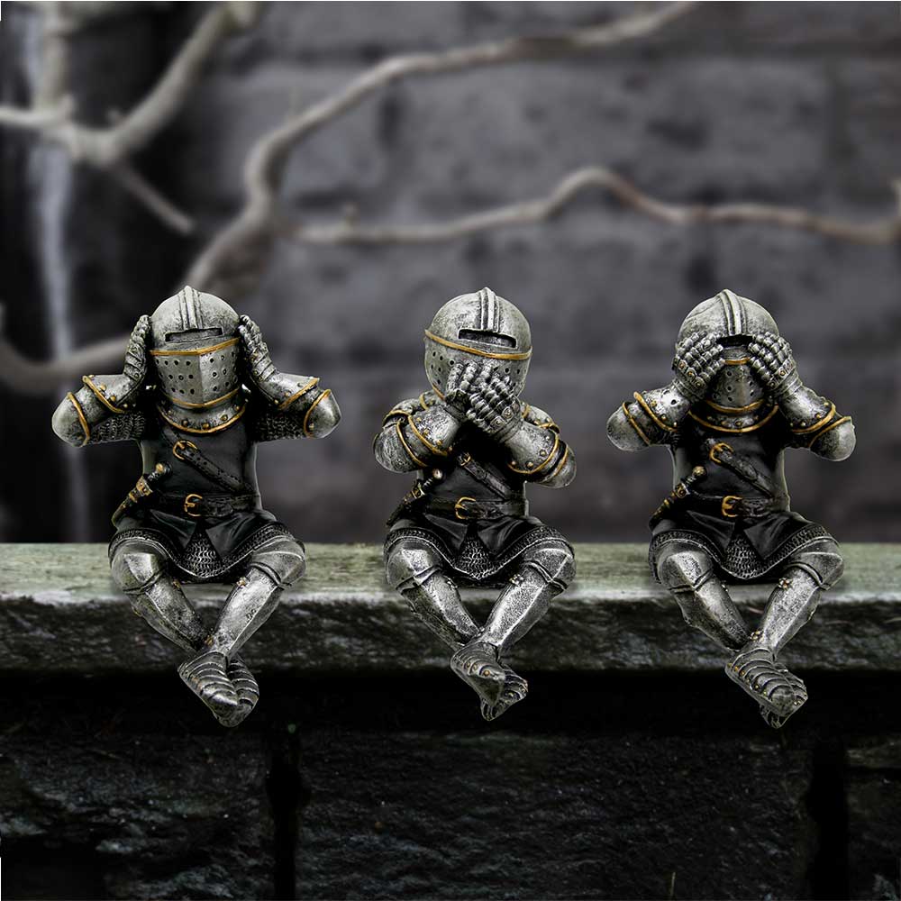 Three Wise Knights Shelf Sitters 11cm 7