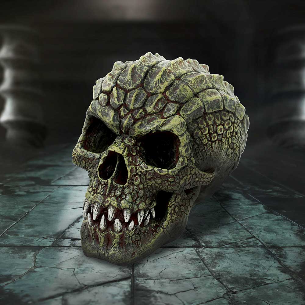 Reptillian Scale Skull 17cm 7
