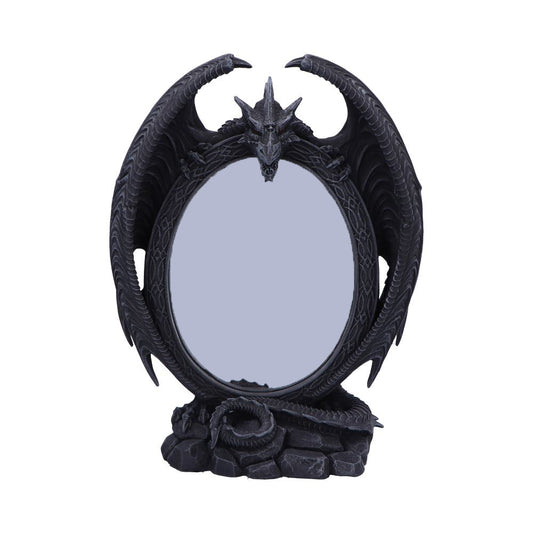 Scaled Reflection Dragon Mirror 29cm 1