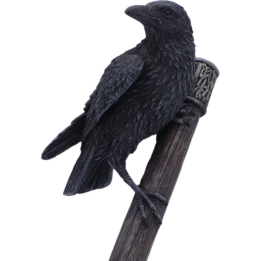 Raven on Hammer of the Gods 23cm Mjolnir Statue 5
