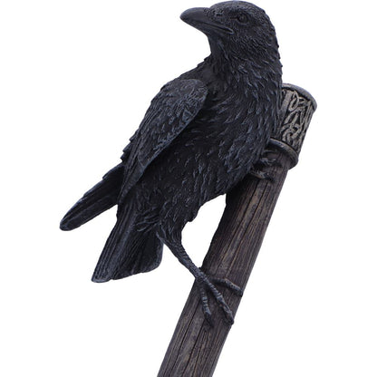 Raven on Hammer of the Gods 23cm Mjolnir Statue 5
