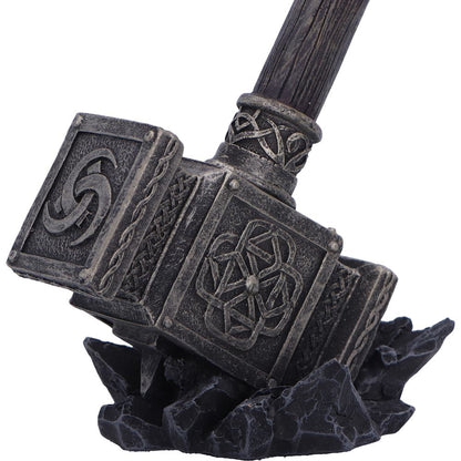 Raven on Hammer of the Gods 23cm Mjolnir Statue 6