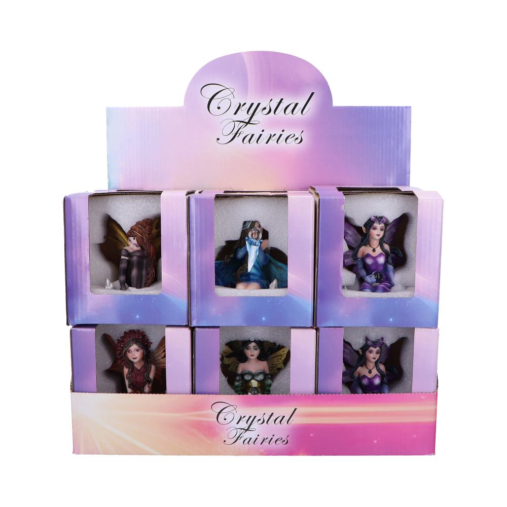 Crystal Fairy Figurines with Retail Display 12 Pack 1