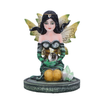 Jade Green Crystal Fairy Figurine 9cm 1