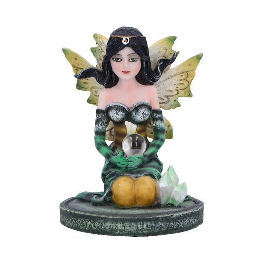 Jade Green Crystal Fairy Figurine 9cm 1