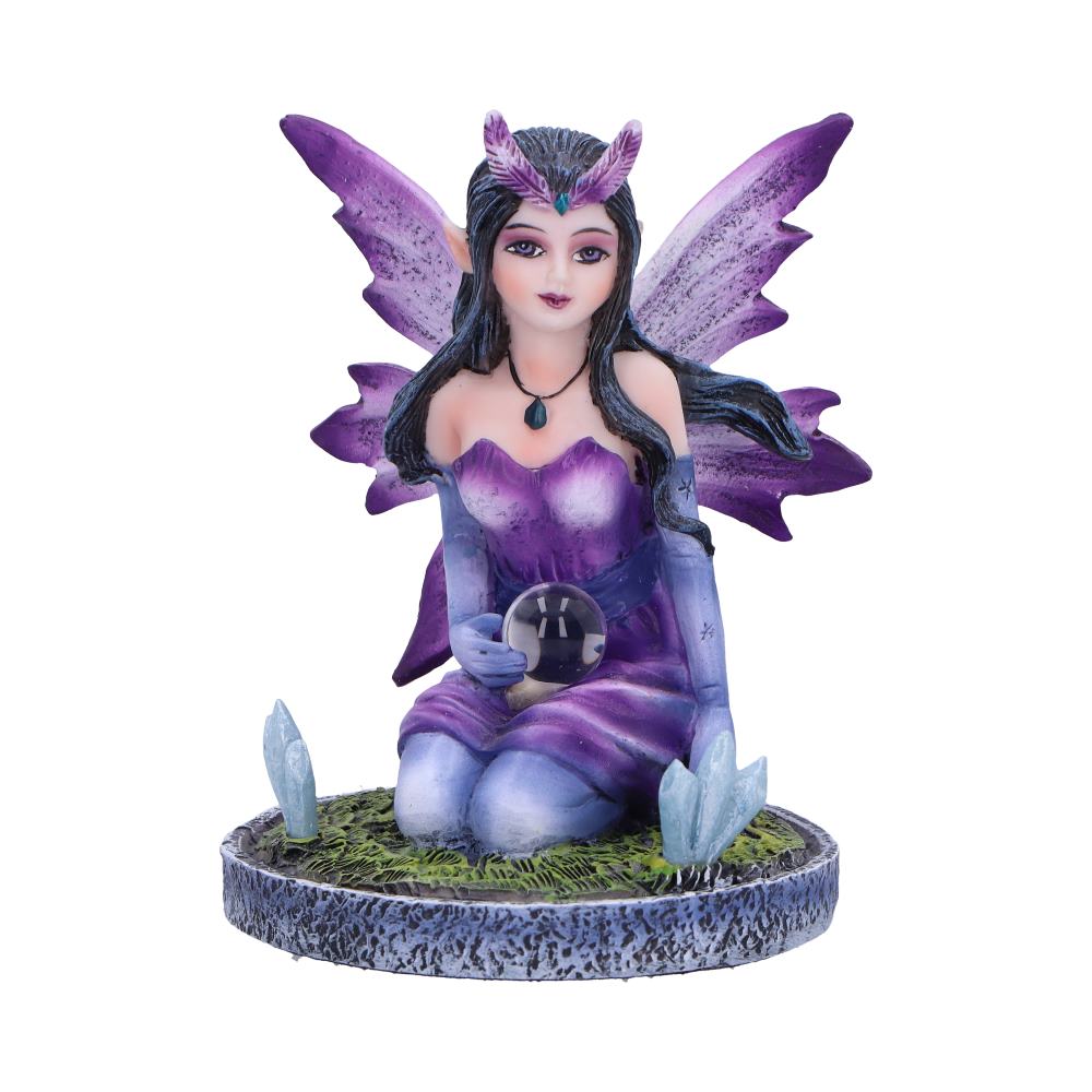 Violet Purple Crystal Fairy Figurine