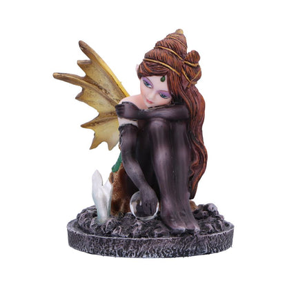 Amber Auburn Crystal Fairy Figurine 8.2cm 2