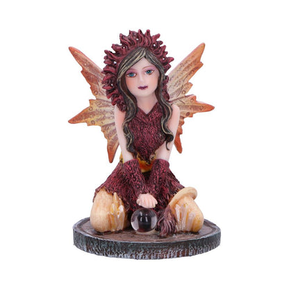 Poppy Red Crystal Fairy Figurine 9.5cm 1