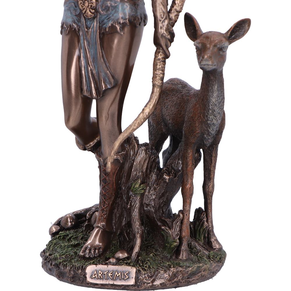 Artemis Greek Goddess of the Hunt Bronze Figurine 6