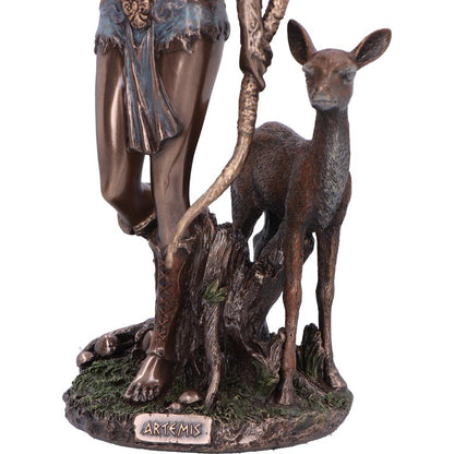 Artemis Greek Goddess of the Hunt Bronze Figurine 6