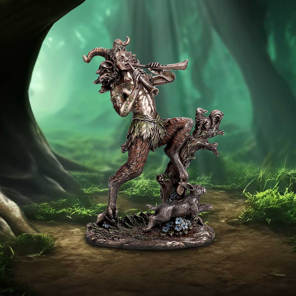 Satyr Nature Spirit Bronze Figurine 21.5cm 7