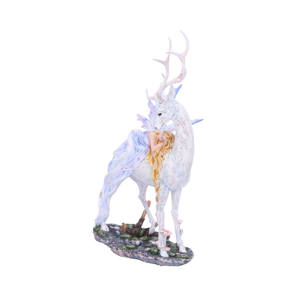 Evelyn Fairy and Stag Figurine 32.5cm Resin Statue 2