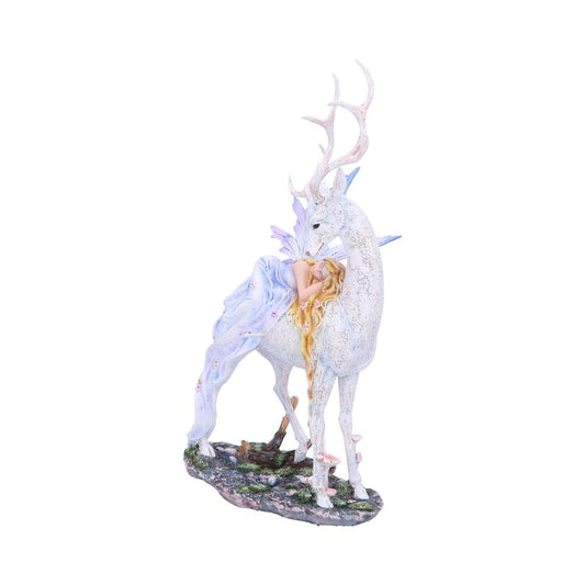 Evelyn Fairy and Stag Figurine 32.5cm Resin Statue 2