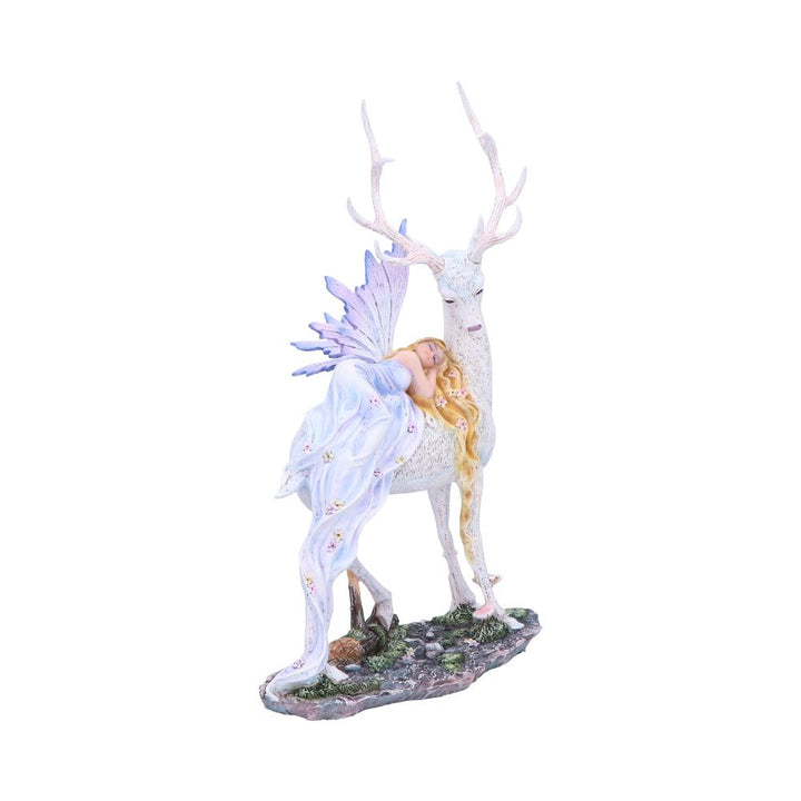Evelyn Fairy and Stag Figurine 32.5cm Resin Statue
