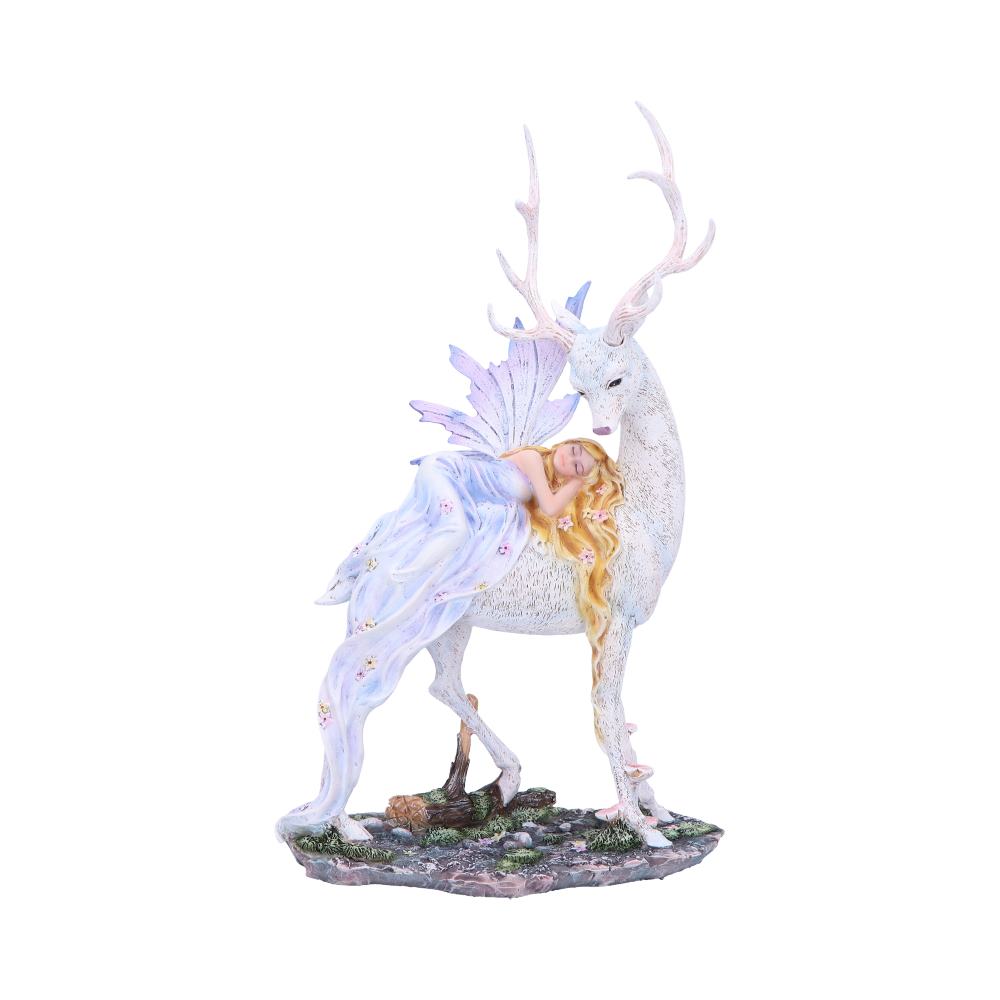 Evelyn Fairy and Stag Figurine 32.5cm Resin Statue 1
