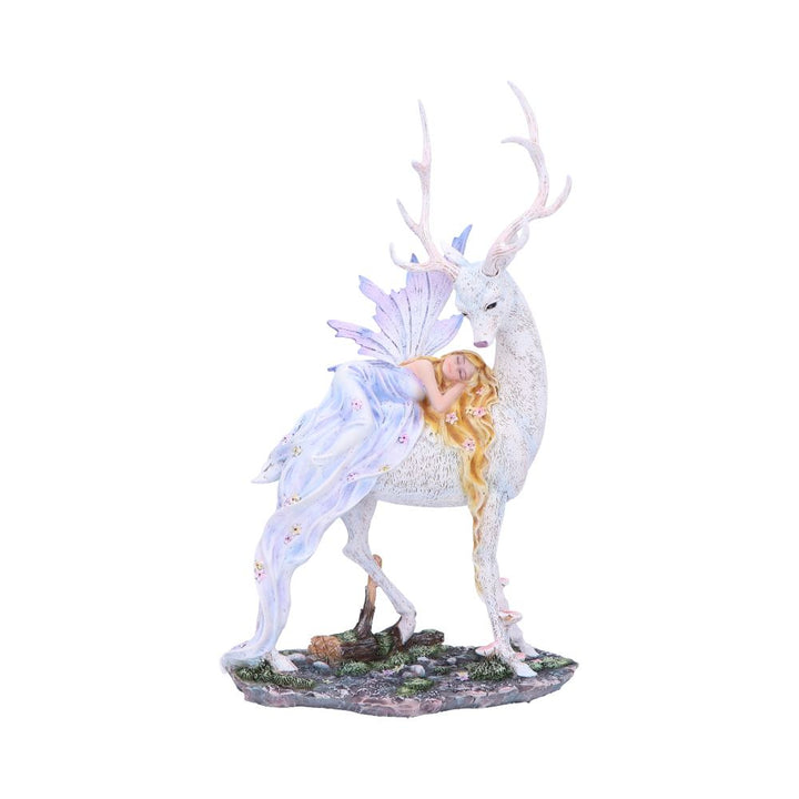 Evelyn Fairy and Stag Figurine 32.5cm Resin Statue