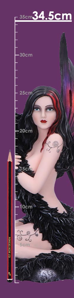 Shadow Spirit Fairy and Wolf Figure 34.5cm 8