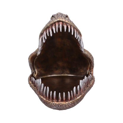 Metallic Tyrannosaurus Rex Head Trinket Dish 24cm 2