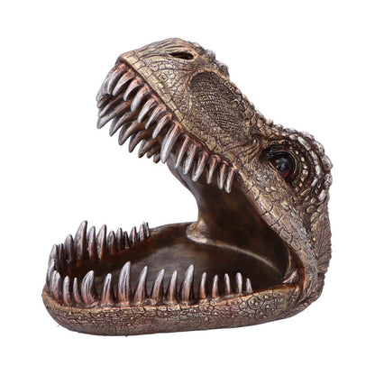 Metallic Tyrannosaurus Rex Head Trinket Dish 24cm 4