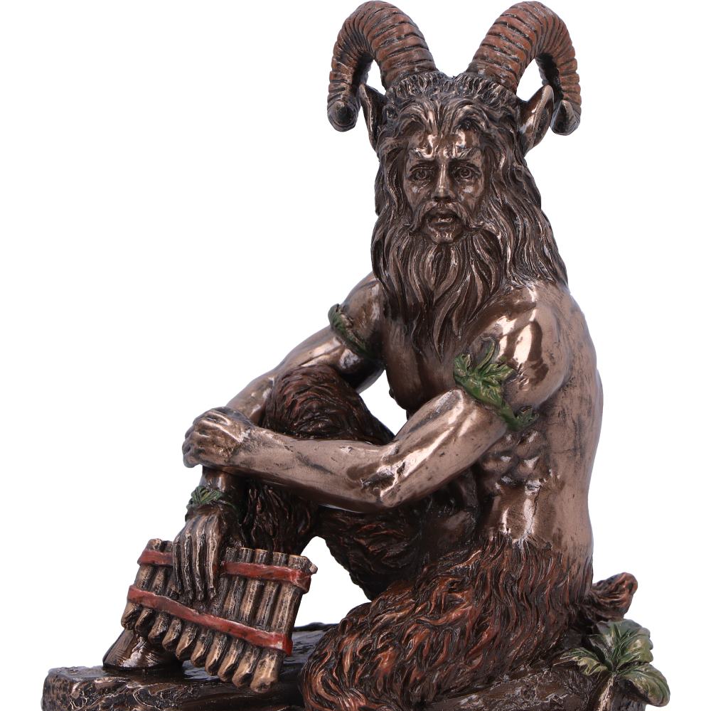 Pan Medium Bronze Figurine 15cm 5