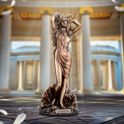 Aphrodite Goddess of Love Bronze Figurine 15cm 7
