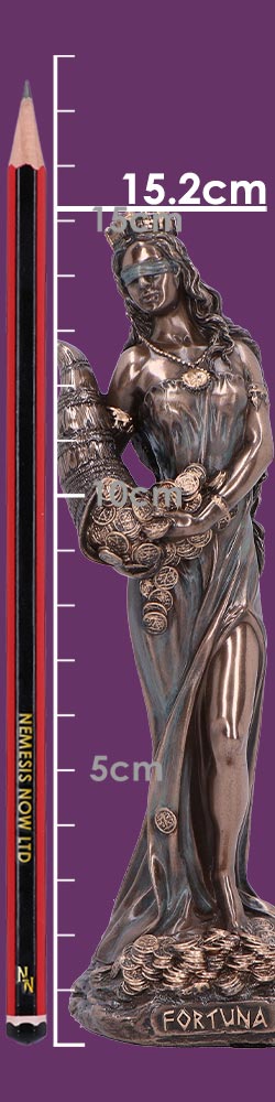 Fortuna Medium Bronze Figurine 15.2cm 8