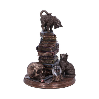 Feline Scholars Bronze Cat Ornament 18cm 1