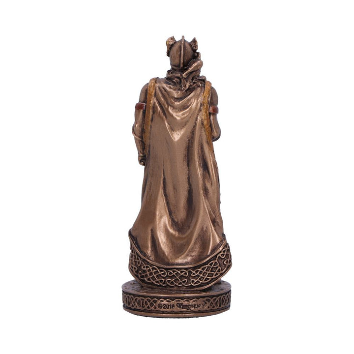Odin God of War Mini Bronze Figurine 8.3cm 3