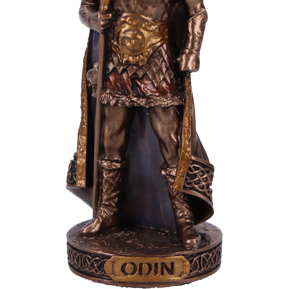 Odin God of War Mini Bronze Figurine 8.3cm 6