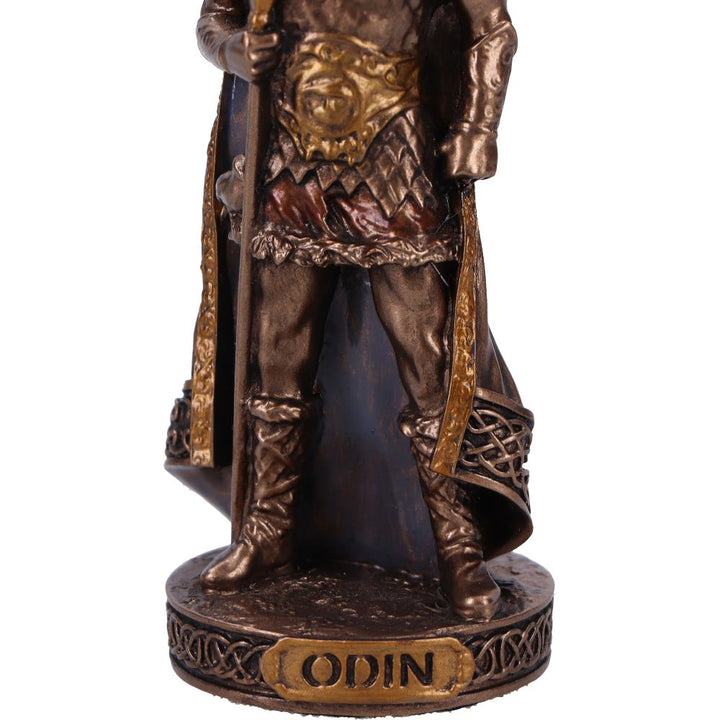 Odin God of War Mini Bronze Figurine 8.3cm 6