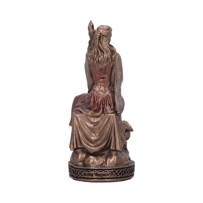 Frigga Goddess of Motherhood Mini Bronze Figurine 7.6cm 3