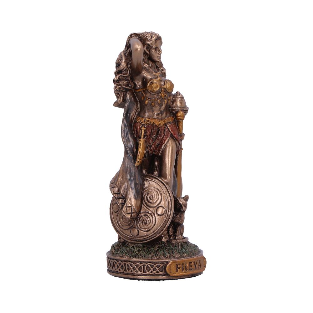 Freya Goddess of Love and Fertility Mini Bronze Figurine 8.5cm 4